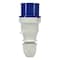 Walther-Werke Pin and Sleeve Plug, 20A, 230/3Ã¸Y120/208 VAC, 3 Phase, 3 Pole, Blue, NEMA Not Rated 210509 - alternate 4