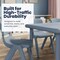 Flash Furniture Commercial Plastic Adjustable Height Classroom Activity Table-Dusty Blue, 48x24 YU-YCX-001-2-RECT-TBL-DSTYBL-GG - alternate 4