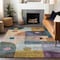 Homeroots 8' X 10' Green Purple And Blue Geometric Washable Indoor Outdoor Area Rug 604411 - alternate 3