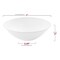Smarty Had A Party 16 oz. White with Silver Rim Organic Round Disposable Plastic Soup Bowls (120 Bowls), 120PK 9316-WHS-CASE - alternate 3