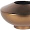 Homeroots 6" Antiqued Bronze Metal Table Vase 608348 - alternate 2