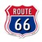 Signmission Route Marker Shield Sign Route 66, 6 inch X 6 inch, Plastic Sign, 2PK SHI-P-2PACK-6-459 - alternate 1