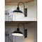 Jonathan Y Stanley 12.25" 1-Light Farmhouse Industrial Iron LED Gooseneck Arm Outdoor Sconce, Black JYL7614B - alternate 3
