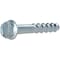 Hillman Screw-Bolt+ 3/8 in. D X 4 in. L Steel Hex Head Concrete Screw Anchor, 15PK 372221 - alternate 1