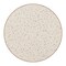Homeroots 24" Beige and Gold Wood and Steel Pedestal Base Round Top Dining Table 572240 - alternate 2