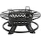Big Horn 47'' Camp Black Round Steel Fire Pit SRFP96 - alternate 2