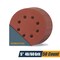 Powertec 5 in. 8 Hole Hook and Loop Sanding Discs Assortment, Aluminum Oxide, 40/60 Grit, 50PK 45052N - alternate 1