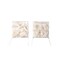 Homeroots Set Of Two 17" X 17" Gradient Tan Faux Fur Dining Chair Pad 476611 - alternate 2