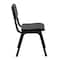 Flash Furniture Black Plastic Stack Chair, PK5 5-RUT-GK01-BK-GG - alternate 2