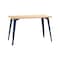 Orison Office 24x48 Mid Century Modern Desk, Navy / Platinum Oak 25788 - alternate 1