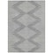 Homeroots 5' X 8' Gray And Ivory Geometric Washable Indoor Outdoor Area Rug 598575 - alternate 3