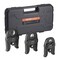 Vevor 3PCS VMP Pressing Jaws 1/2 in 3/4 in & 1 in Work with 32KN Standard Press Tools, 3PK VMP1/2-1 in - alternate 1
