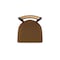 Holland Bar Stool Co Revelle 25in Swivel Counter Stool with Pewter Finish, Medium Back and Canter Thatch Seat 881 - alternate 4