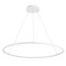 Jonathan Y Brice 35" Modern Contemporary Metal Round Dimmable Integrated LED Pendant, Matte White JYL7220I - alternate 3