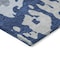 Homeroots 5' X 8' Sky Blue And Denim Blue Abstract Washable Indoor Outdoor Area Rug 613657 - alternate 3