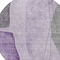 Homeroots 8' Purple Eggplant And Gray Round Abstract Washable Indoor Outdoor Area Rug 582028 - alternate 3