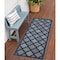 Homeroots 6' Navy Blue And Ivory Geometric Indoor Outdoor Area Rug 556292 - alternate 2