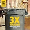 Rubbermaid Commercial BRUTE 20 gal Round Heavy Duty Plastic Can, Yellow, None, Plastic, Not Applicable FG262000YEL - alternate 1