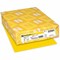 Astrobrights Laser, Inkjet Colored Paper  Sunburst Yellow  30, Sun Yellow, 500PK WAU22591 - alternate 1