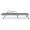 Leisuremod Marlin Patio Chaise Lounge Chair with Armrests in Grey Aluminum Frame, Black, 2PK MLAGR-77BL2 - alternate 2