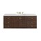 James Martin Vanities Amberly 60'' S Vanity, Mid-Century Walnut w/ Ethereal Noctis Top w/FreePower Wireless Charger 670-V60S-WLT-FENC - alternate 4