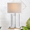 Jonathan Y Parish 26" Crystal LED Table Lamp, Clear/Black JYL2015A - alternate 2