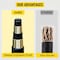 Vevor Hydraulic Hose Coiled Hydraulic Hose 100ft R2 Bulk Hydraulic Hose 5800 PSI 6*2*30.5m - alternate 3