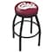 Holland Bar Stool Co 36" Blk Wrinkle Montana Swivel Bar Stool, Accent Ring L8B2B36MontUn - alternate 1