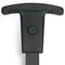 Homeroots Black Adjustable Armrests Chair Frame 372434 - alternate 2