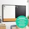Flipside 24 x 36 3-in-1 Framed Combo Board Kit, Cork, Magnetic Chalk & Dry Erase 17205 - alternate 3