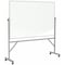Ghent Dry Erase Board, Plastic, 78 1/4 in, 77 in, Aluminum Frame, White, Gloss ARMM46 - alternate 1