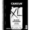 Canson XL Series Drawing Pad, Black, Side Wire Binding, 10 Sheet, 9x12 inch C400077428-03 - alternate 1