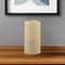 Homeroots 6" Ivory Flameless Pillar Candle 485144 - alternate 2