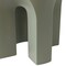 Leisuremod Crus Modern 18 in Round Fiberstone Side Table, 260 lb Capacity, Weather-Resistant, Fully Assembled CST17GR - alternate 2