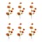 Homeroots Set of Six Orange and Green Fall Mini Pumpkins Wreath Sprays, 6PK 633241 - alternate 3