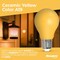Bulbrite 25-Watt Equivalent Ceramic Yellow Color A19 Weatherproof Outdoor E26 Medium BaseLED Light Bulb, 10PK 862314 - alternate 4