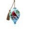 Homeroots Red Cardinal on Christmas Holly Branches Hand Painted Mouth Blown Glass Ornament 477434 - alternate 1