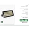 Beyond Led Technology LED Flood Light, 100 Watt, 9000 Lumens, 3000K, 100V-277V, 30 Degree Beam Angle, Grey Housing 151331 - alternate 3