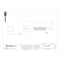 Dewalt Hangermate Horizontal Rod Hanger, Steel, 1/4 in Size, 2-1/4" L, Steel Zinc Plated, 25 PK PFM224115N - alternate 3