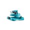 Gilmour Impact Sprinkler Plastic Sled Base 5800 sq ft Blue Green 819603-1011 - alternate 1