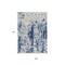 Homeroots 9' X 12' Navy Blue And Ivory Abstract Washable Indoor Outdoor Area Rug 612633 - alternate 2