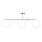 Jonathan Y Alessio 48" Contemporary Minimalist 360 Adjustable Silicone Neon Rope Dimmable Linear Integrated LED JYL7138A - alternate 4