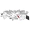 Performance Tool 210 pc. Mechanic's Tool Set, Ratchets, SAE/Metric Sockets, Storage Case W30503 - alternate 2