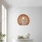 Jonathan Y Raya 19" 1-Light Farmhouse Coastal Rattan 180" Cord Plug-In or Hardwired LED Pendant, Brown JYL1404A - alternate 3