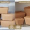 Eco Harmony Products Kraft Paper Take-Out Boxes, PFAS-Free, Recyclable, 6.8" x 5.4" x 2.5", 300PK 804586 - alternate 2