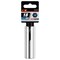Perform Tool Socket 1/2 In Drive; 18 mm; Metric; Deep Socket; 6 Point; Polished Nickel Chrome Plated; Vanadium W32418 - alternate 2