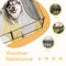Healsmart Simple Deluxe Dog Playpen, 32in Height 8-Panel Heavy-Duty Structure for Yard and Camping, Designed PTPPEN2732Q8BLK-A - alternate 2