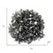 Homeroots Black Round Reflective Fire Pit Glass 479084 - alternate 2