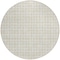Homeroots 8' Ivory And Beige Round Geometric Washable Indoor Outdoor Area Rug 583302 - alternate 5