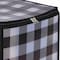 Organize It All Buffalo Plaid 64-Count Ornament Organizer in Black and White 9002-BP - alternate 2